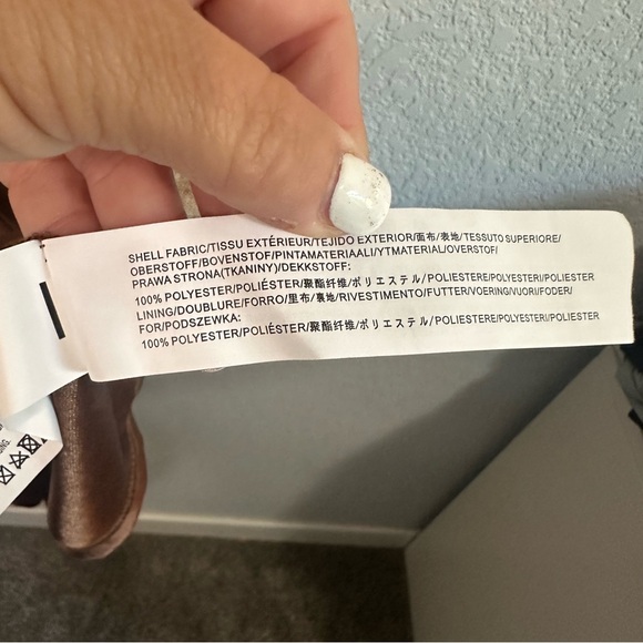 Moon River LARGE Long Brown/Tan Button up Long Lined Dress - Picture 15 of 15